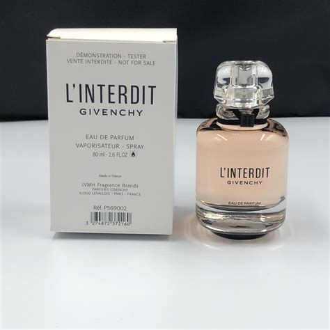 givenchy l'interdit tester|givenchy eau de parfum.